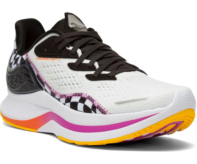 Saucony Endorphin Shift 2 Women's Running Shoes White / Black | Canada 116SGLO